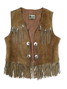 CLASSYAK Western Fringed suede vest XXL